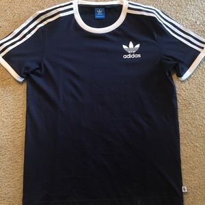 Adidas short sleeve three stripe T-shirt